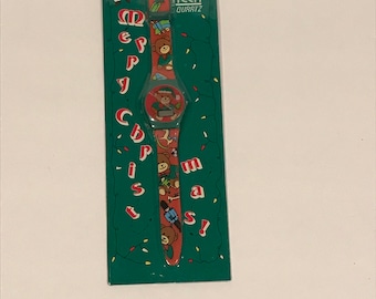 Christmas Santa LCD Quartz Watch New Sealed VINTAGE UNIQUE Rare