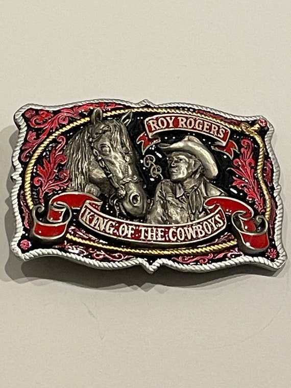 ROY ROGERS King of the Cowboys Enamel Metal Belt B