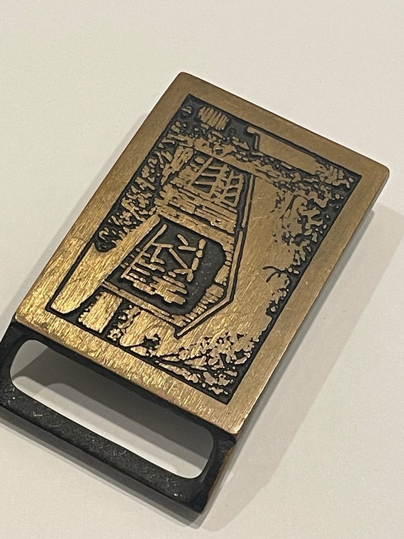 LANGLEY BRUDGE Tech Ether Guild Solid Brass Belt … - image 3