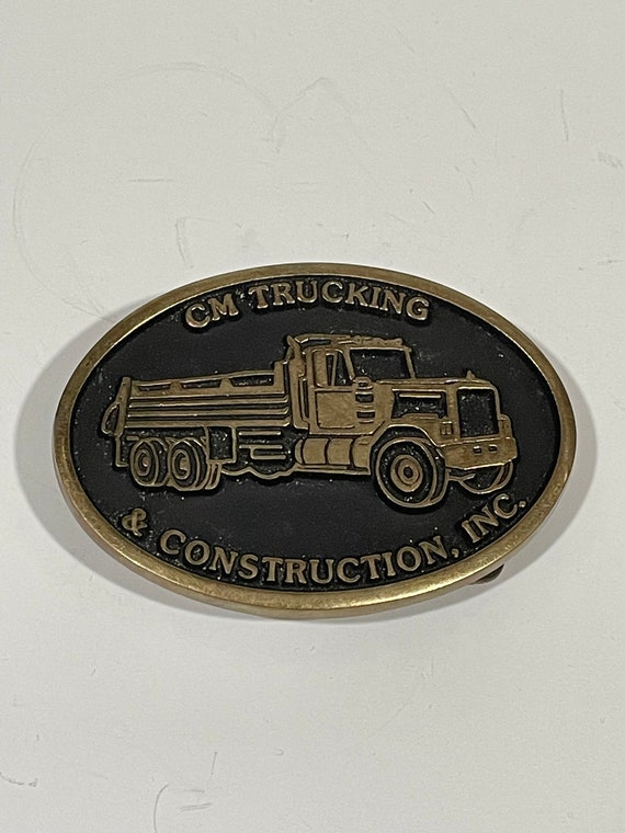 Anacortes CM Trucking & Construction Solid Brass … - image 1