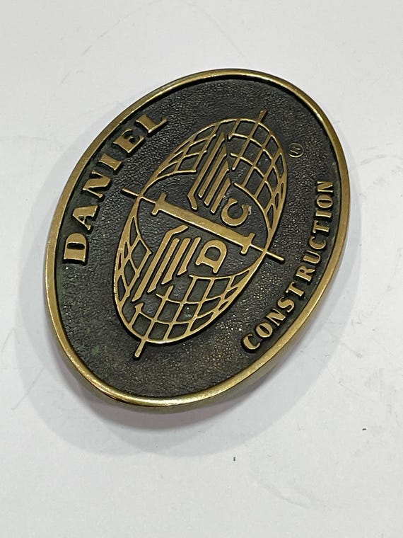 DANIEL CONSTRUCTION BTS Solid Brass Belt Buckle V… - image 2