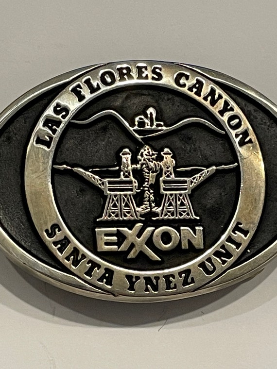 Anacortes EXXON FLORES CANYON Solid Silver Brass … - image 2
