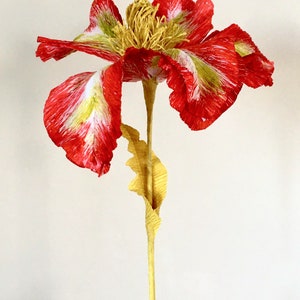 Crepe Paper Lily Printable Tutorial DIY Flower Step by Step - Etsy