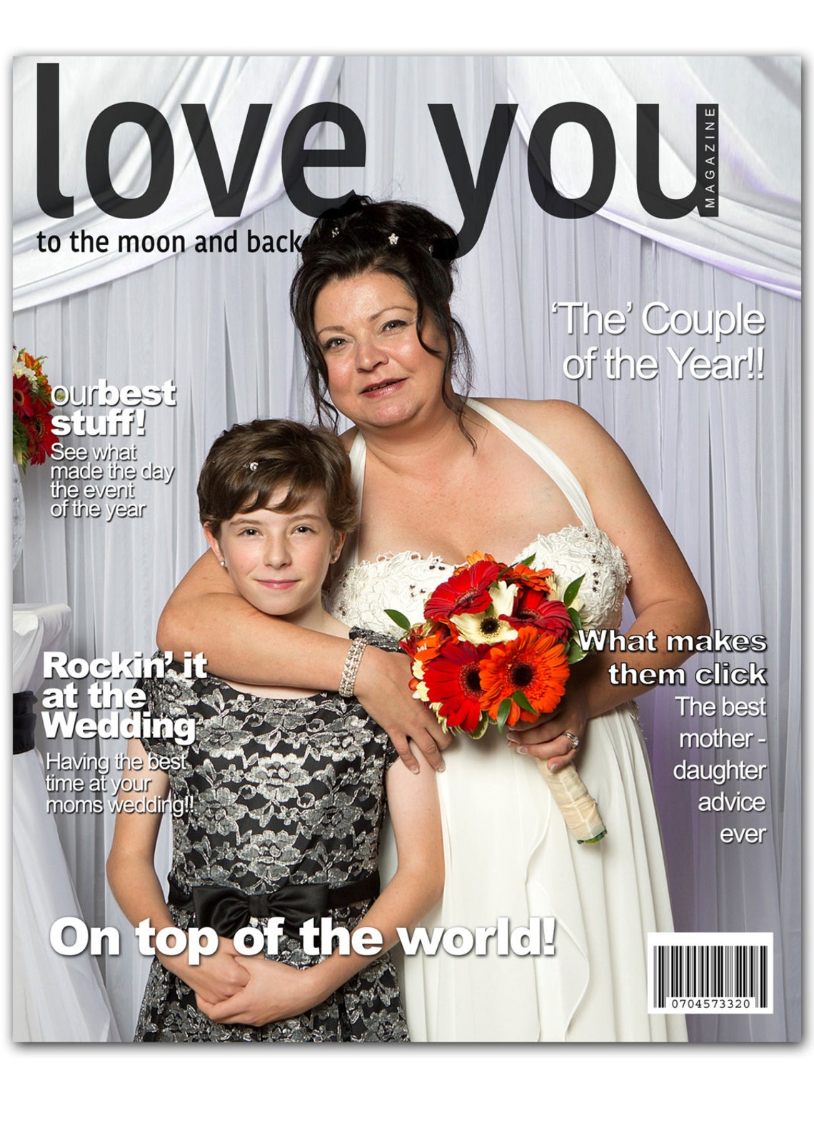 Personalized Magazine Cover DIGITAL FILE Gift for Couple Etsy Canada