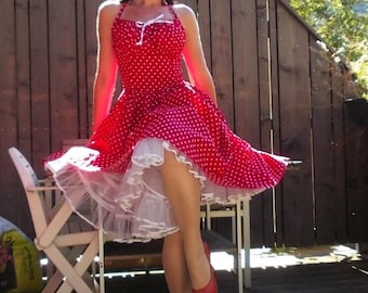 Pinup dress 'Polly dress in Sunny Lemons' rockabilly | Etsy