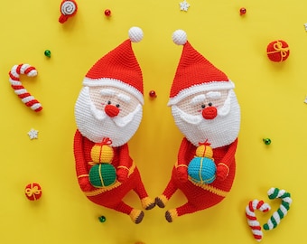 The Christmas Santa (Amigurumi Pattern/Amigurumi Crochet Pattern/Crochet Amigurumi Pattern by Aquariwool)