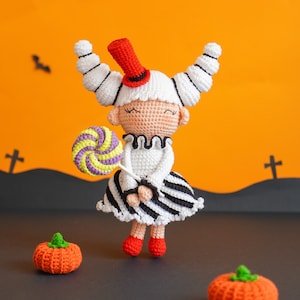 Candy Girl-Amigurumi Dolls/Crocheted Dolls (Amigurumi Crochet PDF Pattern by Aquariwool)