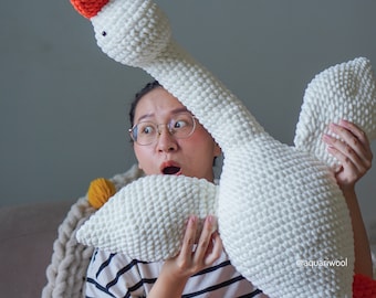Crochet Goose Pattern: Amigurumi Plush Toy (PDF)