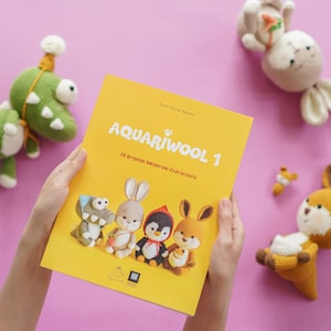 Crochet Amigurumi Book by Aquariwool Crochet (Crochet Doll Pattern/Amigurumi Pattern for Baby gift)