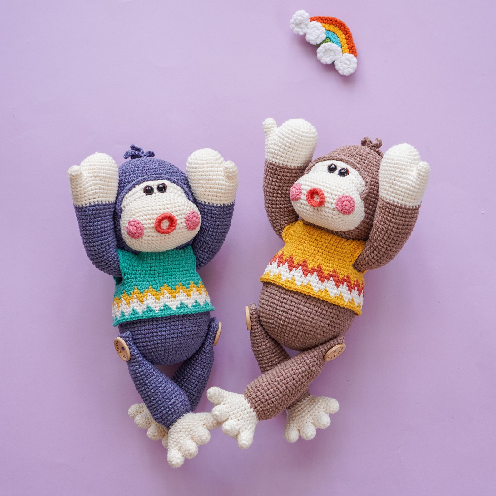 The King Kong amigurumi Crochet PDF Pattern by Aquariwool Etsy Hong Kong