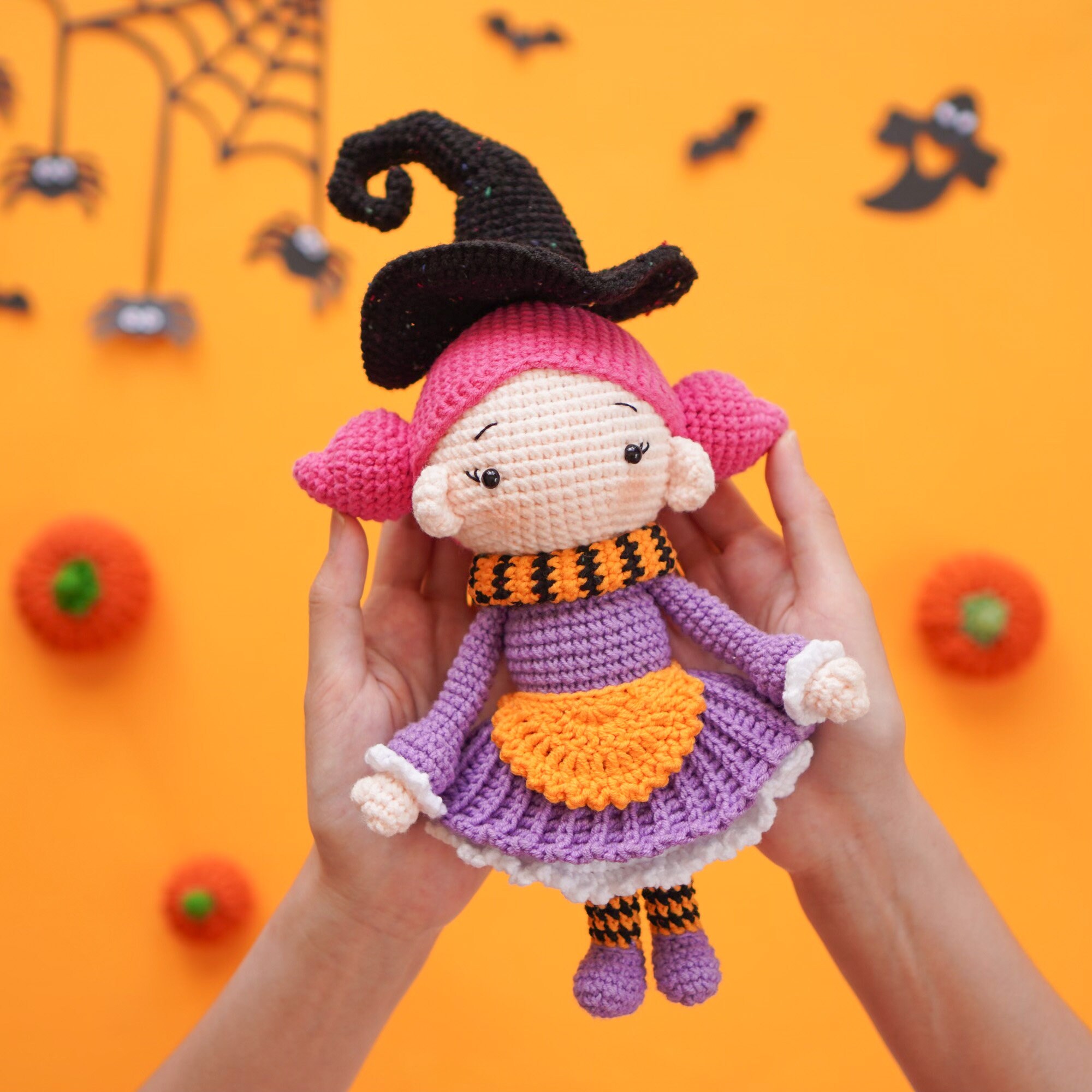Bundle 3 Halloween Amigurumi Dolls/crocheted Dolls Crochet Pattern by  Aquariwool Crochet amigurumi Pattern for Baby Gift 