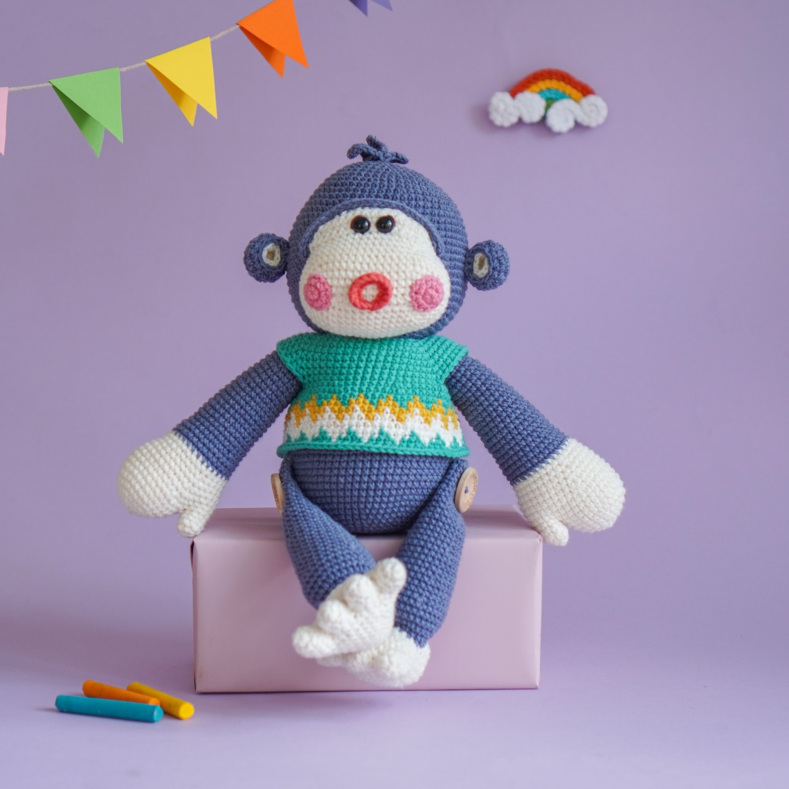 The King Kong amigurumi Crochet PDF Pattern by Aquariwool Etsy Hong Kong