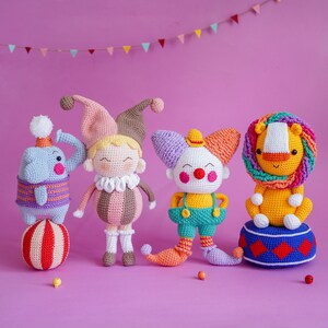 The Circus Elephant (amigurumi Crochet PDF Pattern by Aquariwool) - Etsy