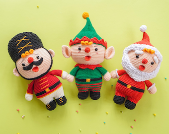 Combo 3 in 1: Tin Soldier, Elf & Baby Santa