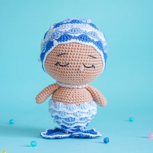 Aqua The Mermaid (Amigurumi Crochet PDF Pattern by Aquariwool)