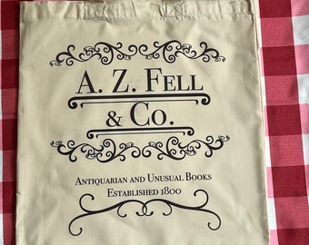 good omens aziraphale book shop tote bag beach college university shopping Cosplay Tote bag