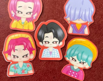 K-pop kpop demon boy band best friend sticker set