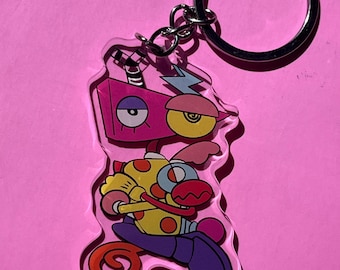 Circus Picasso parts   Digital Game Character keychain bag charm
