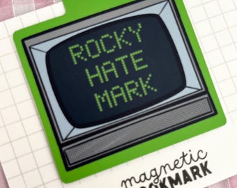 Project PHM Rocky hate Mark Magnetic Bookmark for college and university notes and books