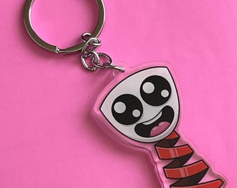 Circus mask  Digital Game Character keychain bag charm