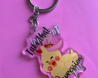 Hotel Hazbin  Charlie Lucifer Depression Duck keychain bag charm