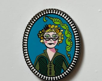 The Gossip Journalist enamel pin Limited Edition of 50