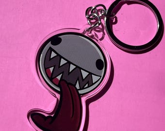 Circus Round Digital Game Character keychain bag charm