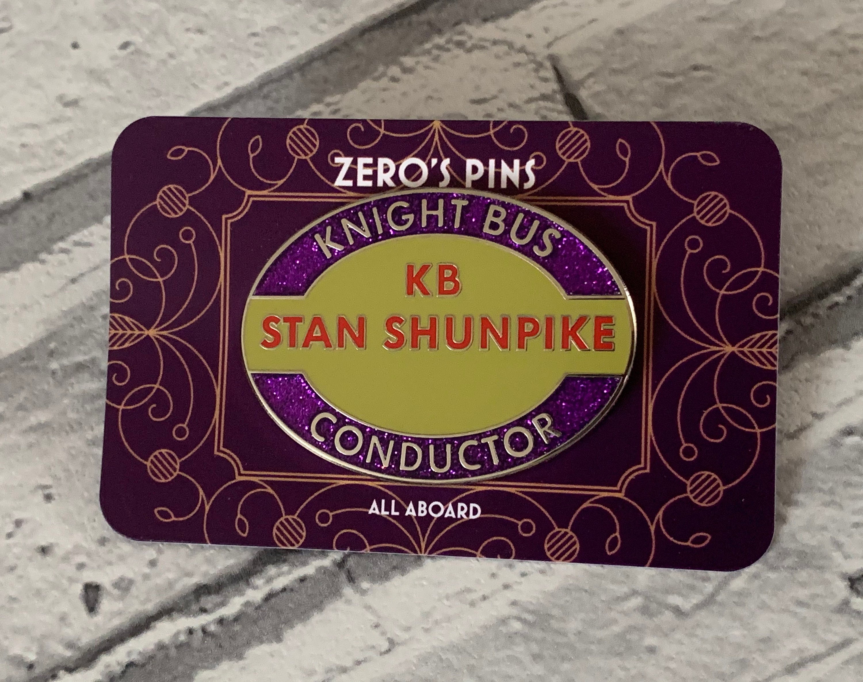 Bus Conductor Glitter Purple Bus Enamel Pin Badge Variant Limited ...