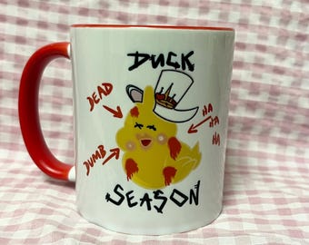 Hazbin Hotel Alastor oh deer Lucifer Duck season ceramic cup 11oz gift mug