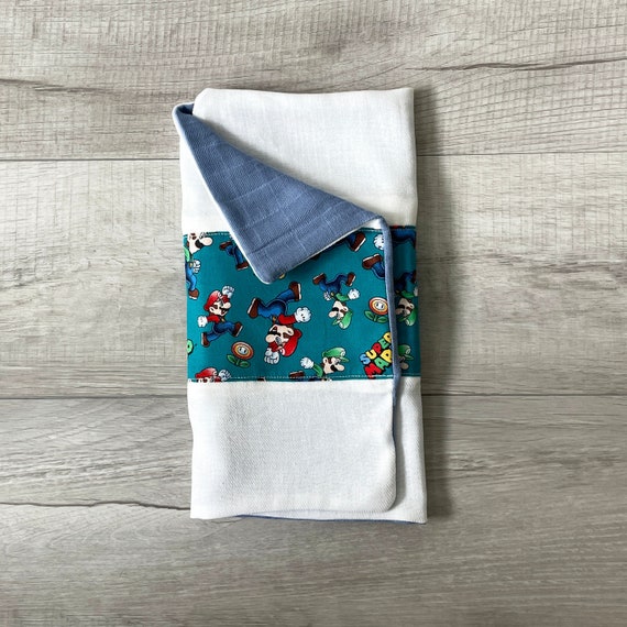Super Mario Burp Cloth Ultra Premium Cloth Diaper Burp Cloth Etsy