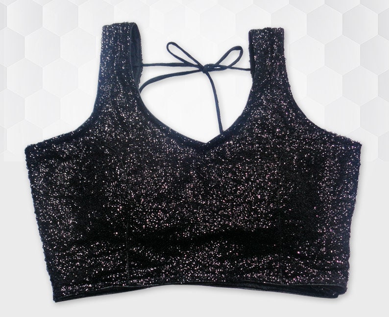 Black blouse party clearance wear