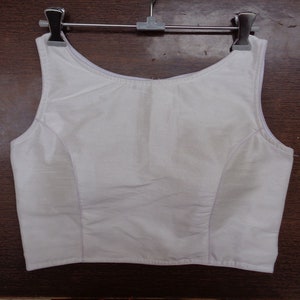 Readymade banarasi  Dupin  boat neck - Saree Blouse -  Sari Top - For Women
