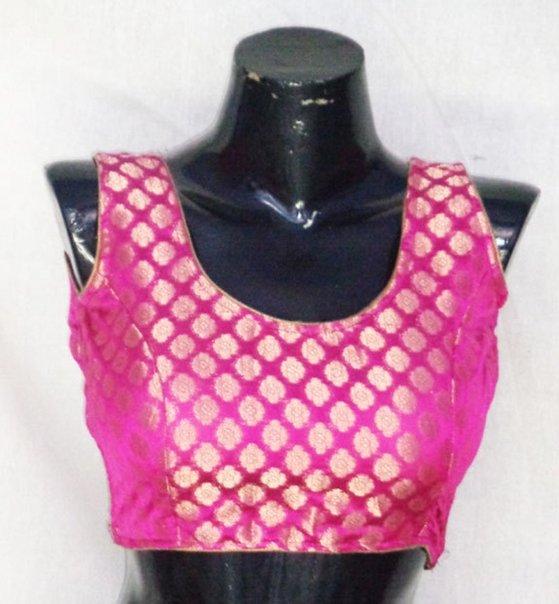 Ready-made Pink Readymade Blocket Blouse-Saree Blouse Sari | Etsy