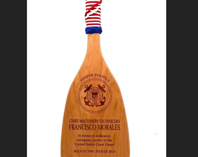 Military Paddles/military Retirement/change of Ceremony Gifts/ Farewell