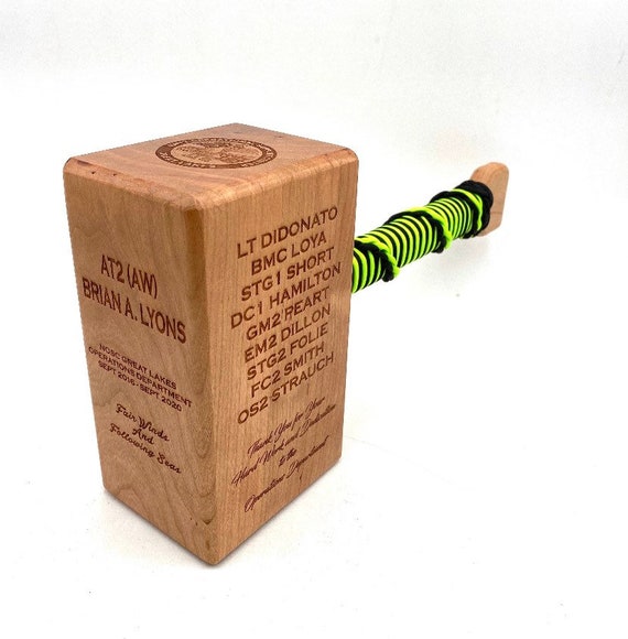 Military Thor Hammer Award Custom Personalized Laser Engraved Etsy