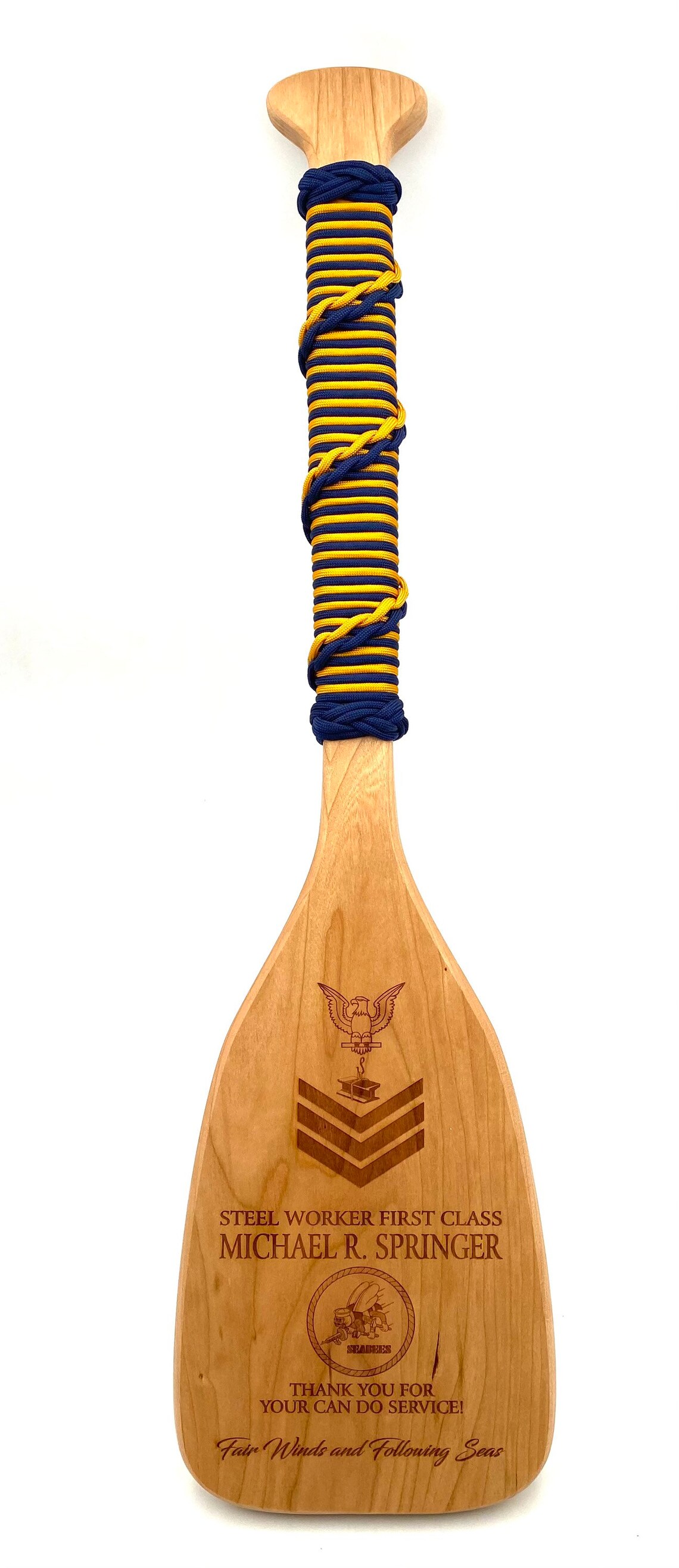 Paddle Award US Navy Military Coast Guard Custom Personalized Etsy