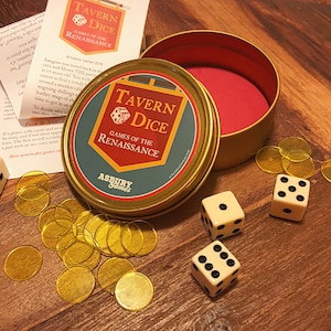Tavern Dice Game | Medieval Historic Games | Renaissance Games | Games from History | GOT Party Idea | Family Game Night Fun | Pocket Game
