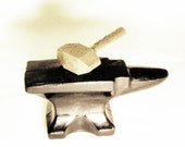 Classic Decorative Avon Glass quot Hammer and Anvil quot