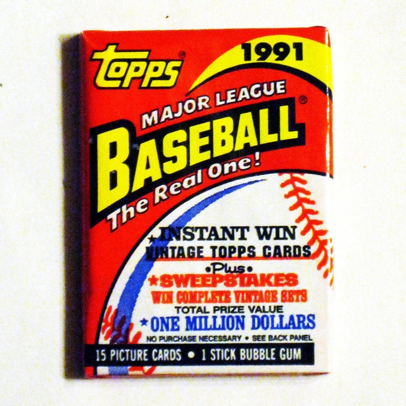 1991 TOPPS UNOPENED WAXPACK