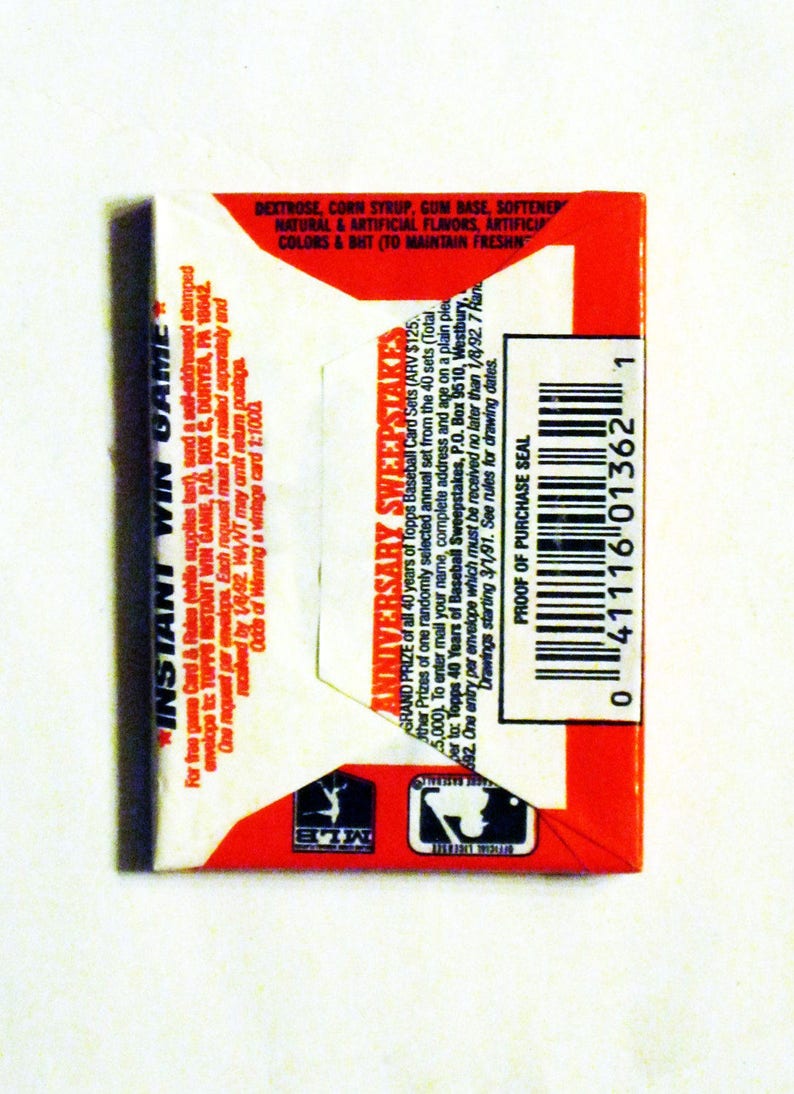 1991 TOPPS UNOPENED WAXPACK