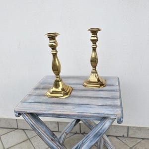Antique Candle Holders, Vintage Candle Holders, Bronze Candle Holders.