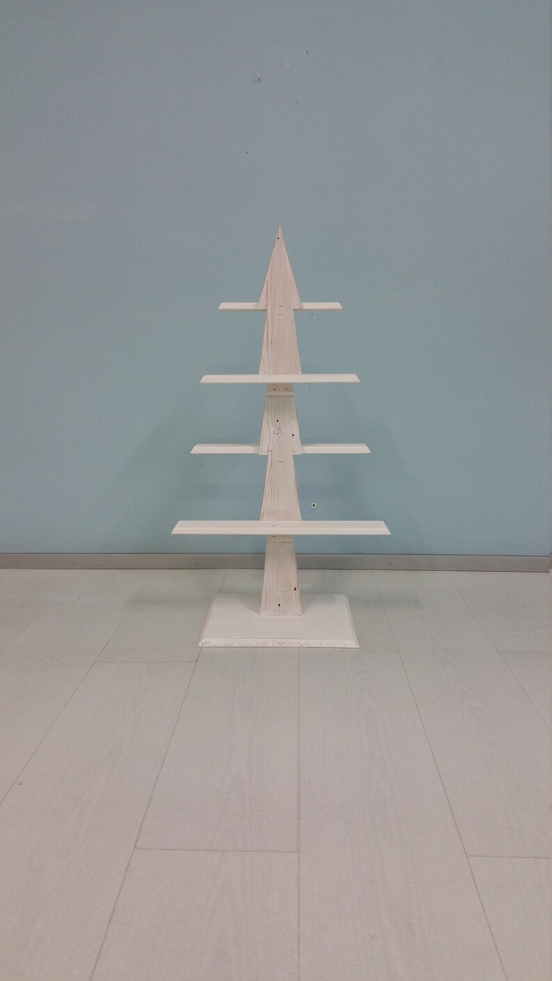 Albero Di Natale In Legno Shabby.Albero Di Natale In Legno Shabby Chic Accessori Di Natale Etsy