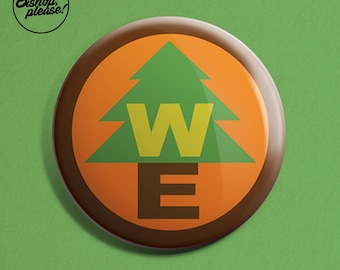 Wilderness Explorer Badge! - Pixar UP Inspired. Russell, Doug - Cute Disney Gift 38mm Badge, Metal Pin Back
