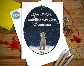 Muppets Christmas Carol Xmas card, Disney Christmas Cards, Kermit the frog, Muppets, The Muppets, Funny Christmas Card, Handmade Card, Xmas