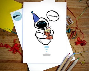 WALL-E Eve Valentne's Day Card WALL-E Eve Valentne Love - Etsy - View #8