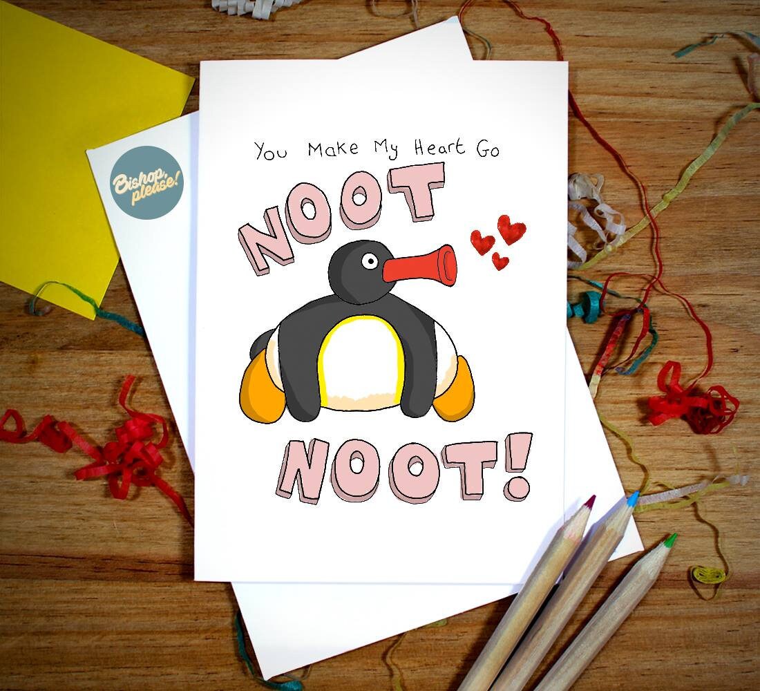 Best Of 11 Pingu Valentine Card