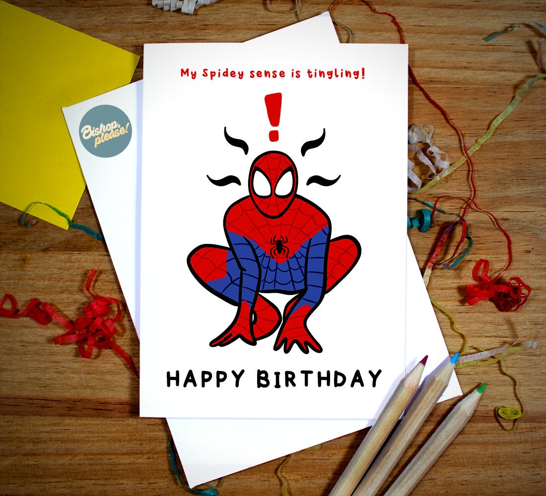 Marvel Spider Man Bold Design Nephew Birthday Card – Collect Cards - View #11