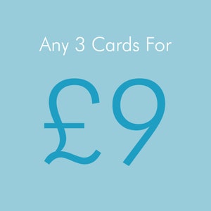 3 cartes au choix pour 9 livres