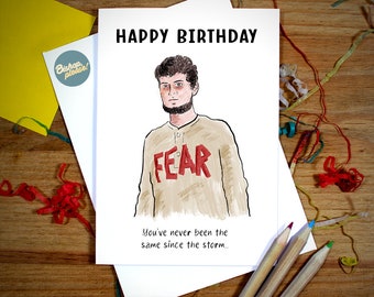 The Office Mose Birthday Card - Mose Schrute, Schrute Farms, Michael Scott, Dwight Schrute, Dunder Mifflin, Funny Card, The US Office,