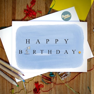 Pixar Birthday Card - Pixar Lamp, Luxo Ball, Pixar Inspired Birthday Card, Toy Story, Finding Nemo, UP, Wall-E, Bugs Life, Coco, Cars